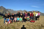 photo de groupe défi montagne